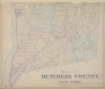 Map of Dutchess County New York