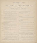 Supplement. Atlas of the World.