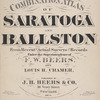 Combination Atlas of Saratoga and Ballston