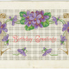 Birthday greetings.