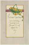 A birthday greeting.