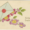 Birthday greetings.