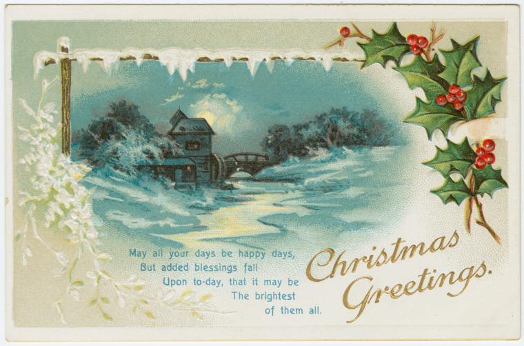 Christmas greetings. - NYPL Digital Collections