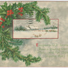 Evergreens and berries gay...