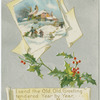 I send the old, old, greeting tendered year by year,...
