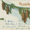 Holiday greeting.