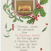 In Christmas streets the cold winds blow.
