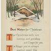 Best wishes for Christmas.
