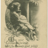 Mother and child before fireplace