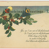 Christmas greetings.
