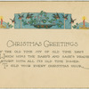 Christmas greetings.