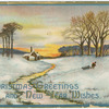 Christmas greetings and New Year wishes.