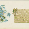 May this find you rejoicing in the gladness of Easter, the love of faithful friends, and may I be numbered among them.