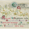 Easter greetings.