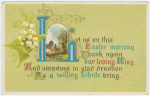Easter postcard