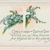 Greetings on Easter day.