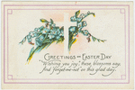 Greetings on Easter day.
