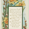 God give thee Easter sunshine from the shining of His face!