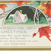 Thanksgiving day greetings.