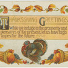 Thanksgiving greetings.