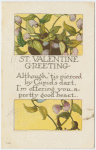 St. Valentine greeting.