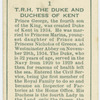 T.R.H. the Duke and Duchess of Kent.