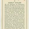 Adolf Hitler.