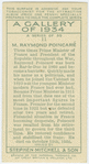 Raymond Poincare.