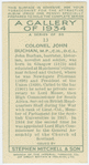 Colon John Buchan M.P. C.H. D.C.L.