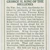 George H. King of the Helenes