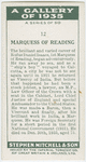 Marquess of Reading