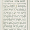 Senator Huey Long