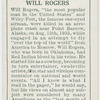 Will Rogers