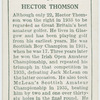 Hector Thomson