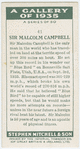Sir Malcom Campbell