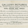 Rain, steam and speed.