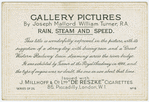 Rain, steam and speed.