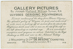 Ulysses deriding Polyphemus.
