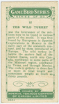 The Wild Turkey.
