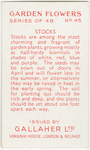 Stocks.