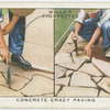 Concrete crazy paving.