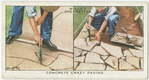 Concrete crazy paving.