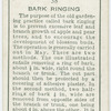 Bark ringing.