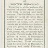 Winter spraying.