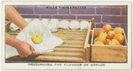 Preserving the flavour of apples.
