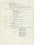 Light cue synopsis
