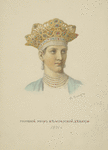 Golovnoi ubor Belozerskoi devitsy. 1831
