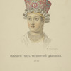 Golovnoi ubor Tikhvinskoi devushki. 1831