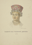 Golovnoi ubor Tikhvinskoi devushki. 1831