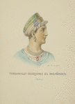Tikhvinskaia zhenshchina v povoinike. 1831